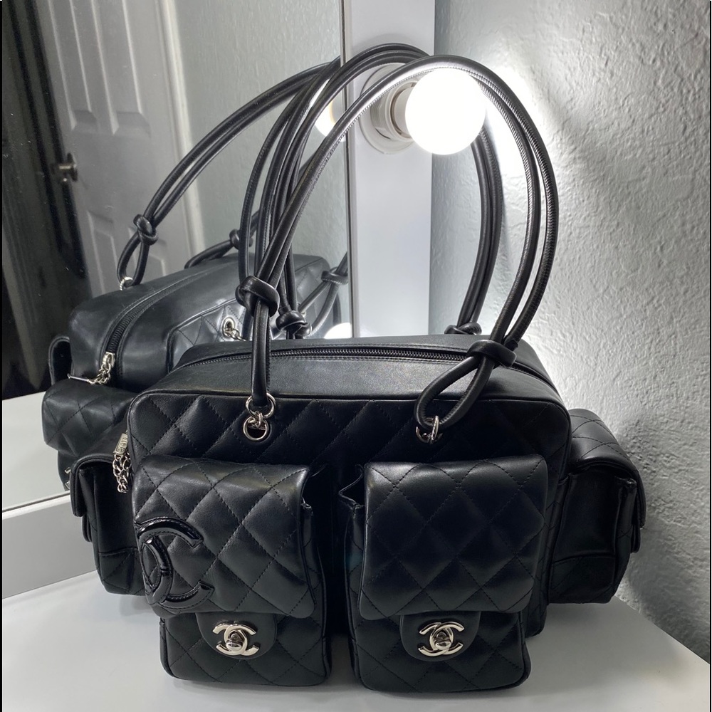 Authentic CHANEL Cambon Reporter purse